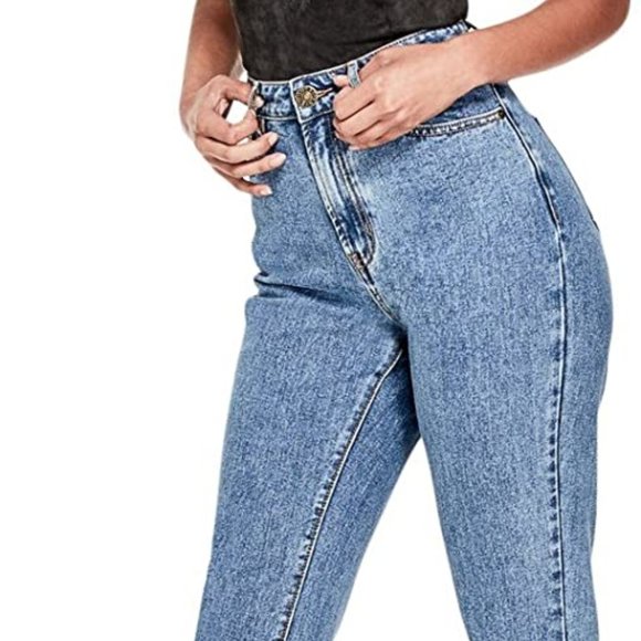 New GUESS Kiley High-Rise Jeans sz 27 -Medium wash - Picture 4 of 8